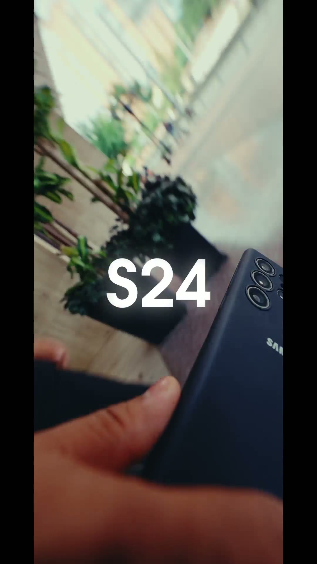 Still from the Samsung digital campaign piece.